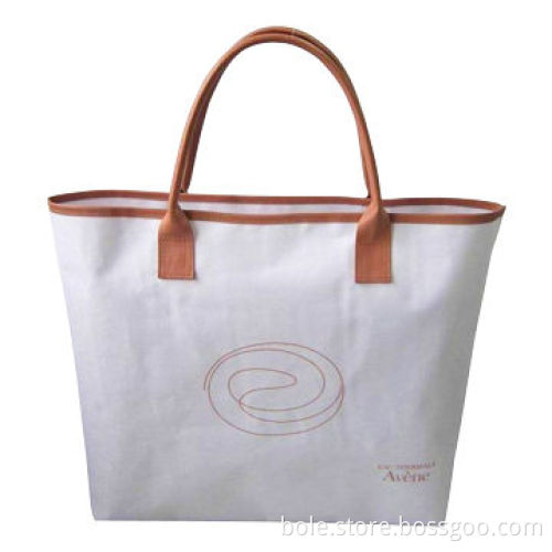 PP Woven Shopping Bag with Two Long Handles, Fashionable Design and Favorable Price